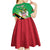 Personalized Saint Kitts And Nevis Kid Short Sleeve Dress Country Above Self - Wonder Print Shop