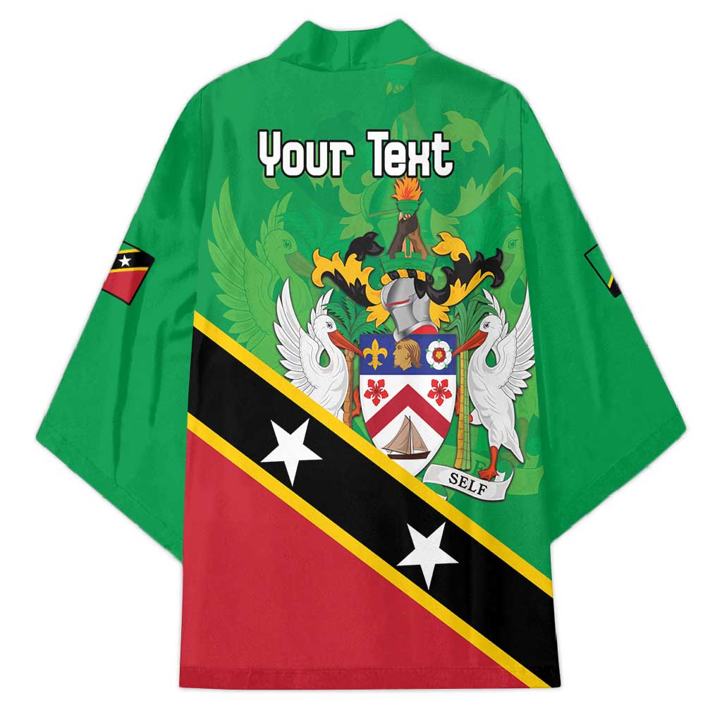 Personalized Saint Kitts And Nevis Kimono Country Above Self - Wonder Print Shop