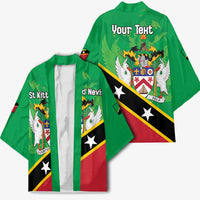 Personalized Saint Kitts And Nevis Kimono Country Above Self - Wonder Print Shop