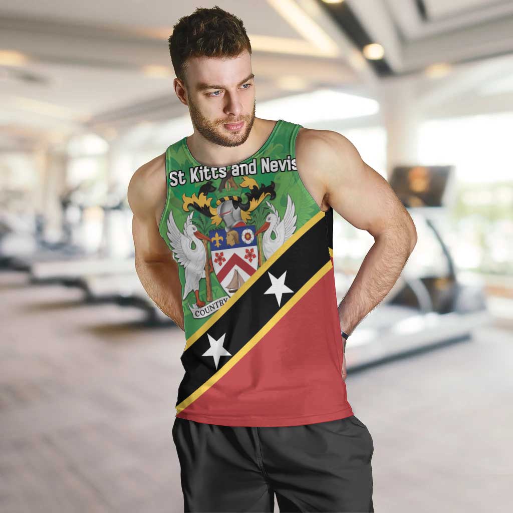 Personalized Saint Kitts And Nevis Men Tank Top Country Above Self - Wonder Print Shop