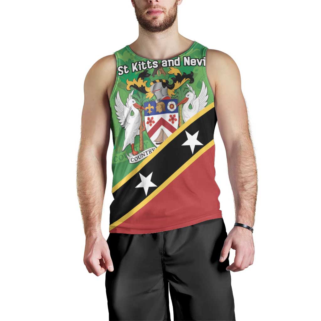 Personalized Saint Kitts And Nevis Men Tank Top Country Above Self - Wonder Print Shop