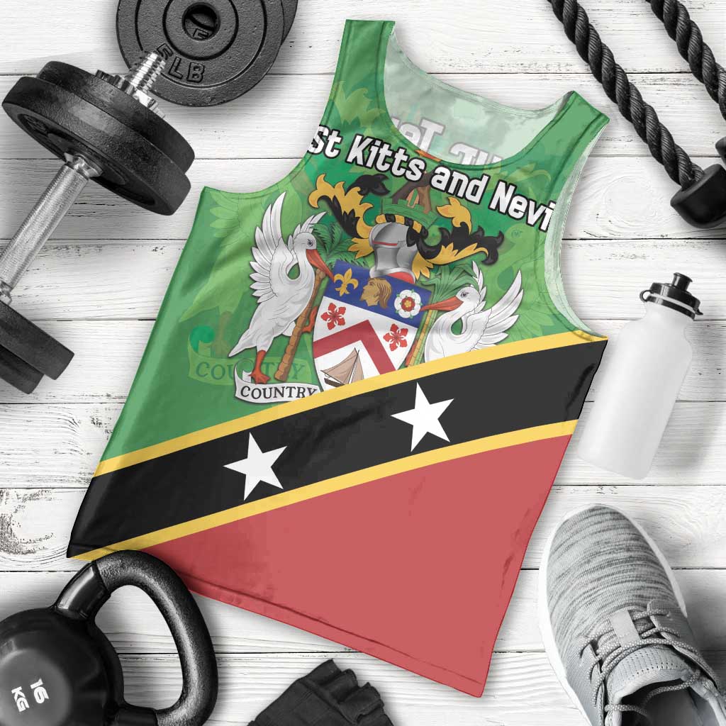 Personalized Saint Kitts And Nevis Men Tank Top Country Above Self - Wonder Print Shop