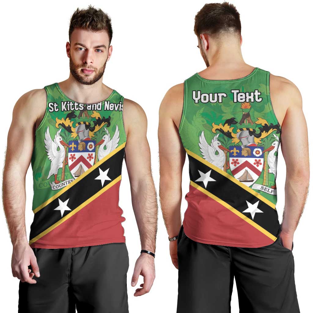 Personalized Saint Kitts And Nevis Men Tank Top Country Above Self - Wonder Print Shop