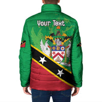 Personalized Saint Kitts And Nevis Padded Jacket Country Above Self - Wonder Print Shop