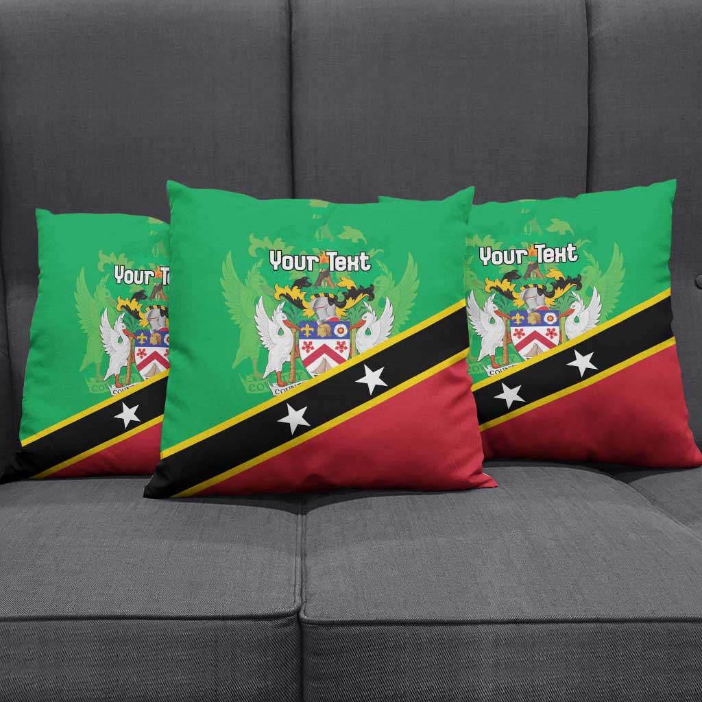 Personalized Saint Kitts And Nevis Pillow Cover Country Above Self - Wonder Print Shop
