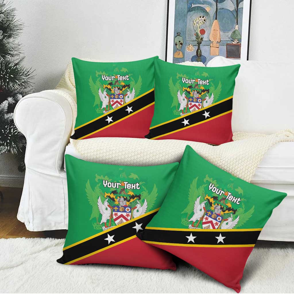 Personalized Saint Kitts And Nevis Pillow Cover Country Above Self - Wonder Print Shop