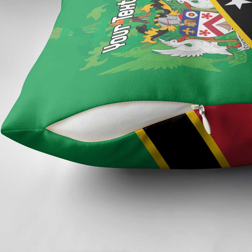 Personalized Saint Kitts And Nevis Pillow Cover Country Above Self - Wonder Print Shop