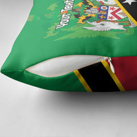 Personalized Saint Kitts And Nevis Pillow Cover Country Above Self - Wonder Print Shop