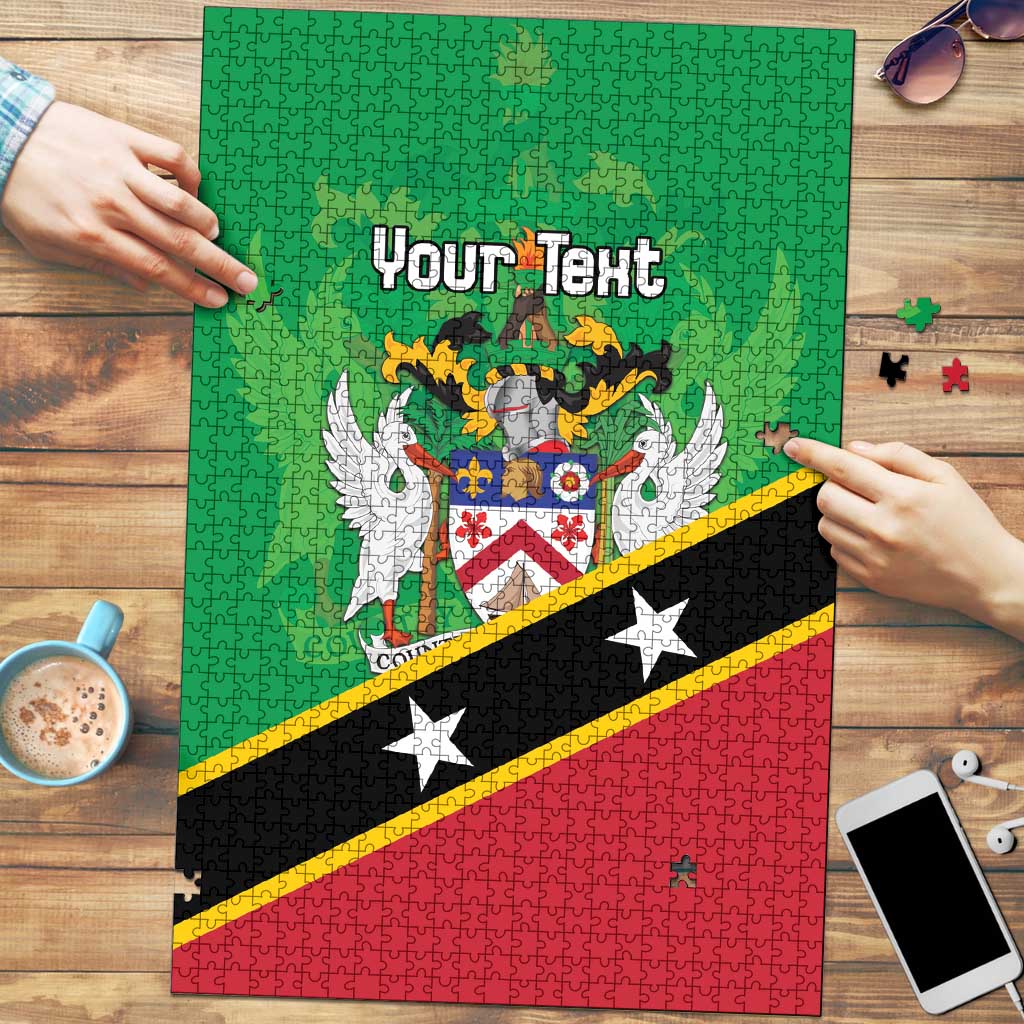Personalized Saint Kitts And Nevis Puzzle Country Above Self - Wonder Print Shop