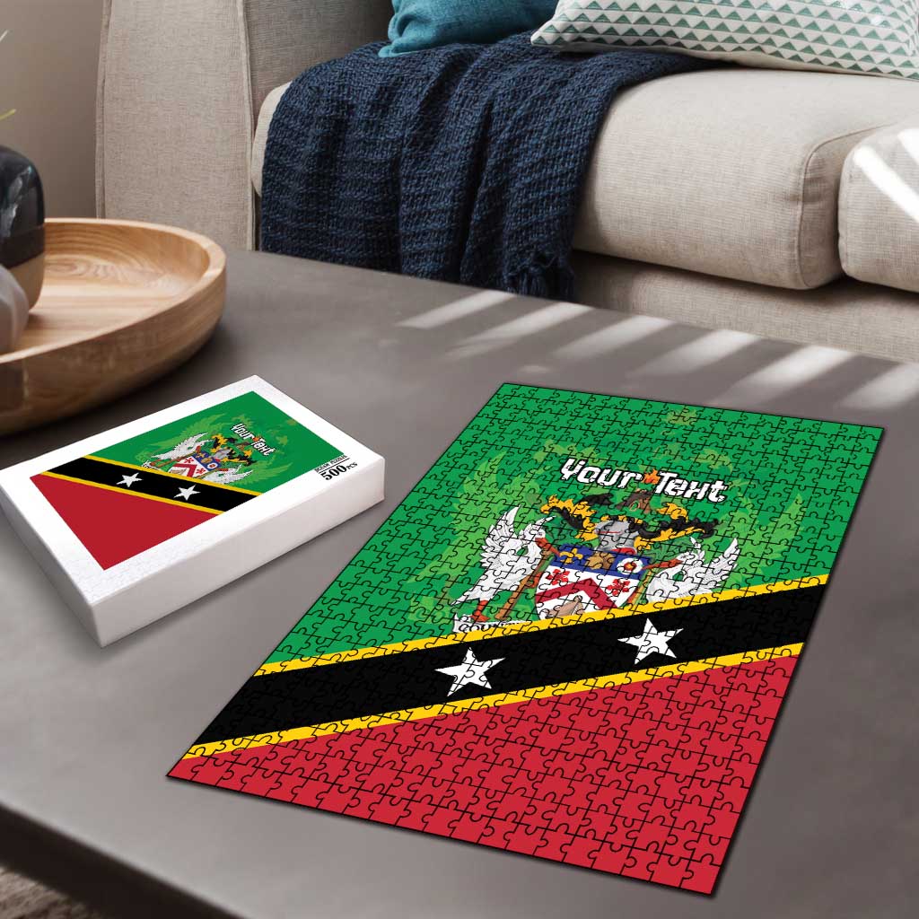 Personalized Saint Kitts And Nevis Puzzle Country Above Self - Wonder Print Shop