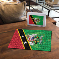 Personalized Saint Kitts And Nevis Puzzle Country Above Self - Wonder Print Shop
