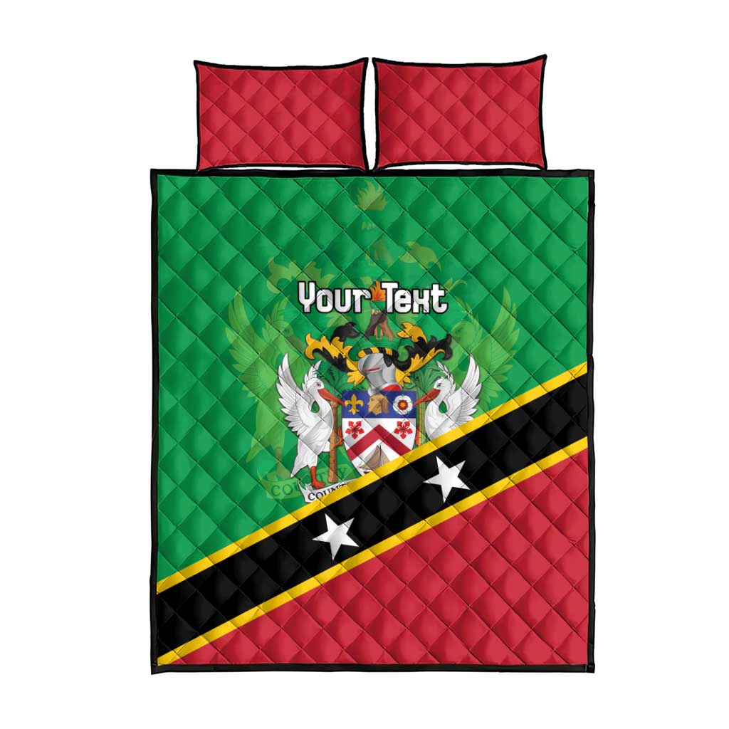 Personalized Saint Kitts And Nevis Quilt Bed Set Country Above Self - Wonder Print Shop