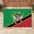 Personalized Saint Kitts And Nevis Rubber Doormat Country Above Self - Wonder Print Shop