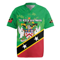 Personalized Saint Kitts And Nevis Rugby Jersey Country Above Self - Wonder Print Shop