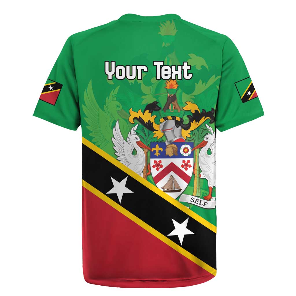 Personalized Saint Kitts And Nevis Rugby Jersey Country Above Self - Wonder Print Shop