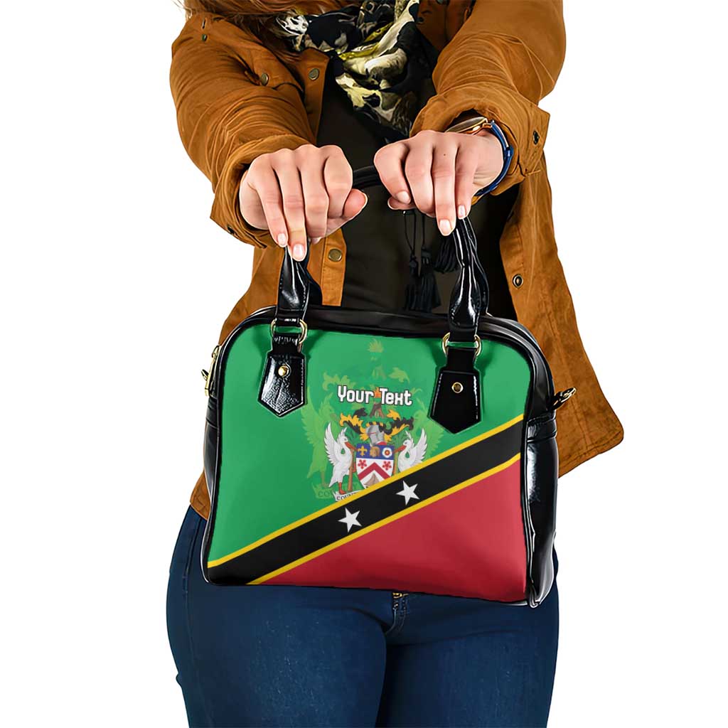 Personalized Saint Kitts And Nevis Shoulder Handbag Country Above Self - Wonder Print Shop