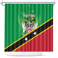 Personalized Saint Kitts And Nevis Shower Curtain Country Above Self - Wonder Print Shop