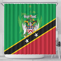 Personalized Saint Kitts And Nevis Shower Curtain Country Above Self - Wonder Print Shop