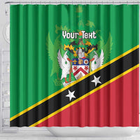 Personalized Saint Kitts And Nevis Shower Curtain Country Above Self - Wonder Print Shop
