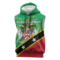 Personalized Saint Kitts And Nevis Sleeveless Hoodie Country Above Self - Wonder Print Shop
