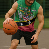 Personalized Saint Kitts And Nevis Sleeveless Hoodie Country Above Self - Wonder Print Shop