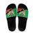 Personalized Saint Kitts And Nevis Slide Sandals Country Above Self - Wonder Print Shop