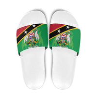 Personalized Saint Kitts And Nevis Slide Sandals Country Above Self - Wonder Print Shop