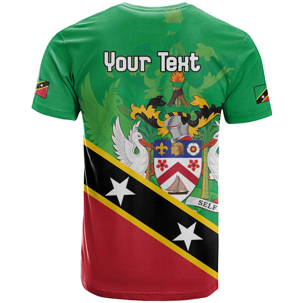 Personalized Saint Kitts And Nevis T Shirt Country Above Self - Wonder Print Shop
