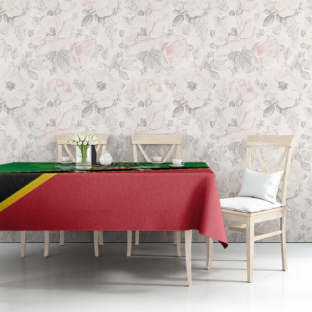 Personalized Saint Kitts And Nevis Tablecloth Country Above Self - Wonder Print Shop