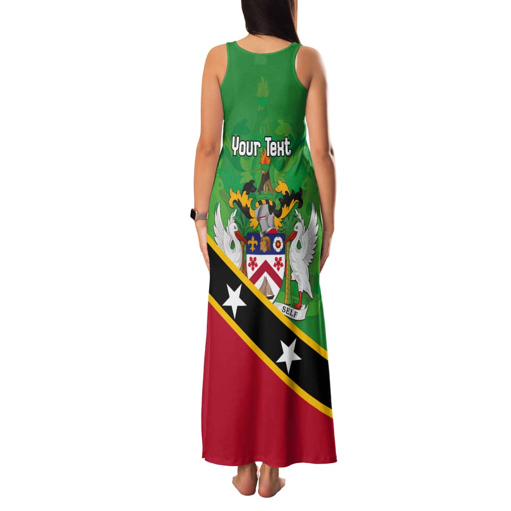 Personalized Saint Kitts And Nevis Tank Maxi Dress Country Above Self - Wonder Print Shop