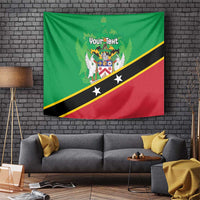 Personalized Saint Kitts And Nevis Tapestry Country Above Self - Wonder Print Shop