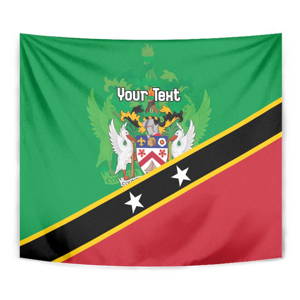 Personalized Saint Kitts And Nevis Tapestry Country Above Self - Wonder Print Shop