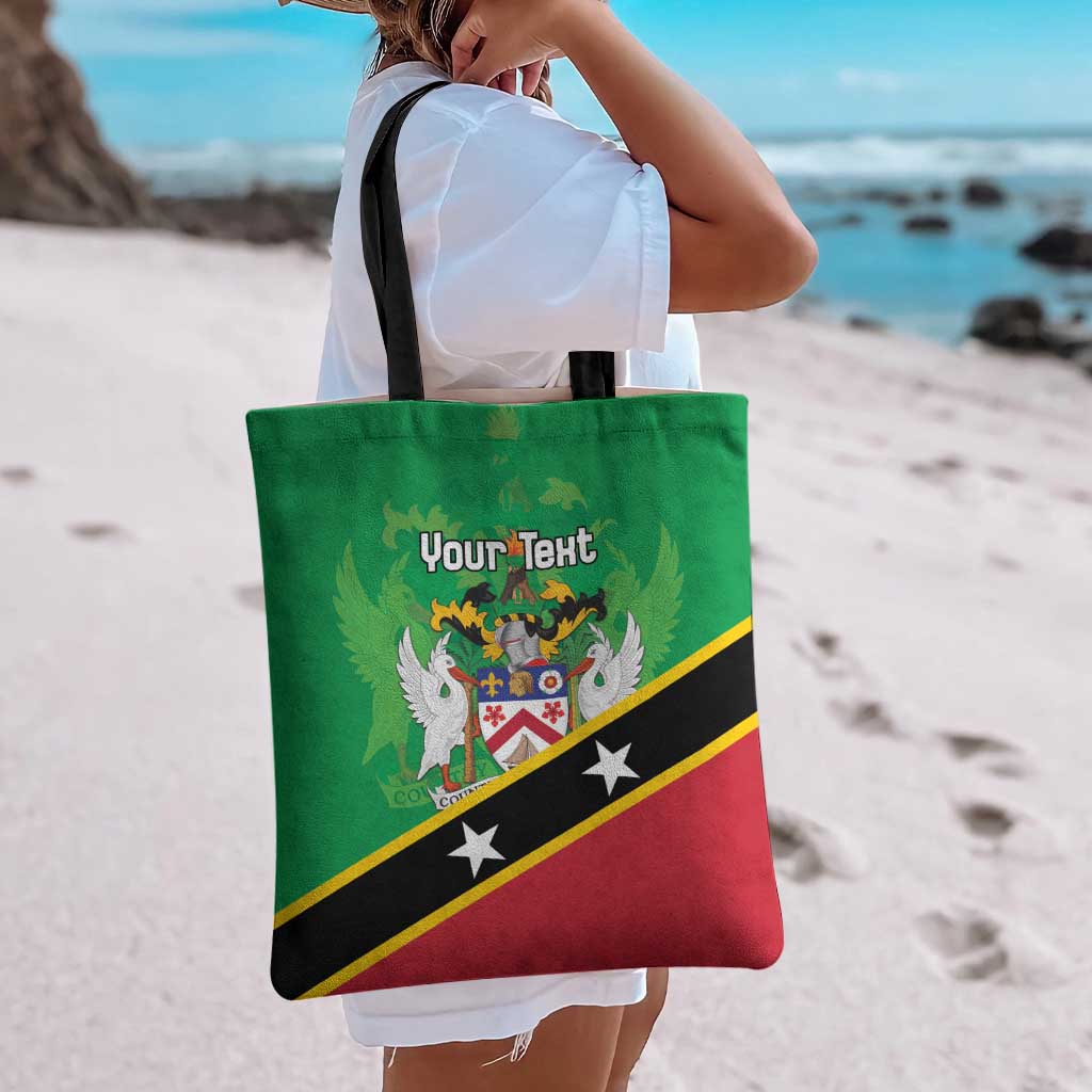 Personalized Saint Kitts And Nevis Tote Bag Country Above Self - Wonder Print Shop