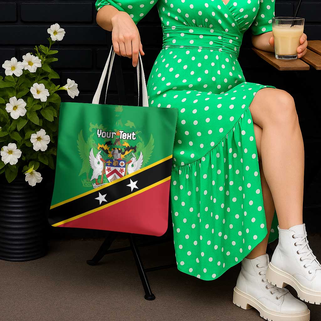 Personalized Saint Kitts And Nevis Tote Bag Country Above Self - Wonder Print Shop