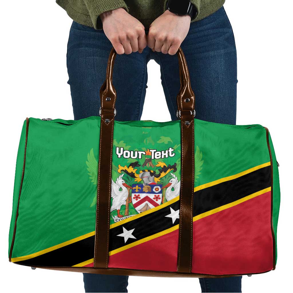 Personalized Saint Kitts And Nevis Travel Bag Country Above Self - Wonder Print Shop