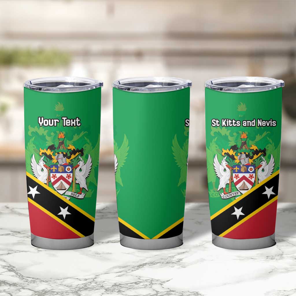 Personalized Saint Kitts And Nevis Tumbler Cup Country Above Self - Wonder Print Shop