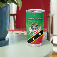 Personalized Saint Kitts And Nevis Tumbler Cup Country Above Self - Wonder Print Shop