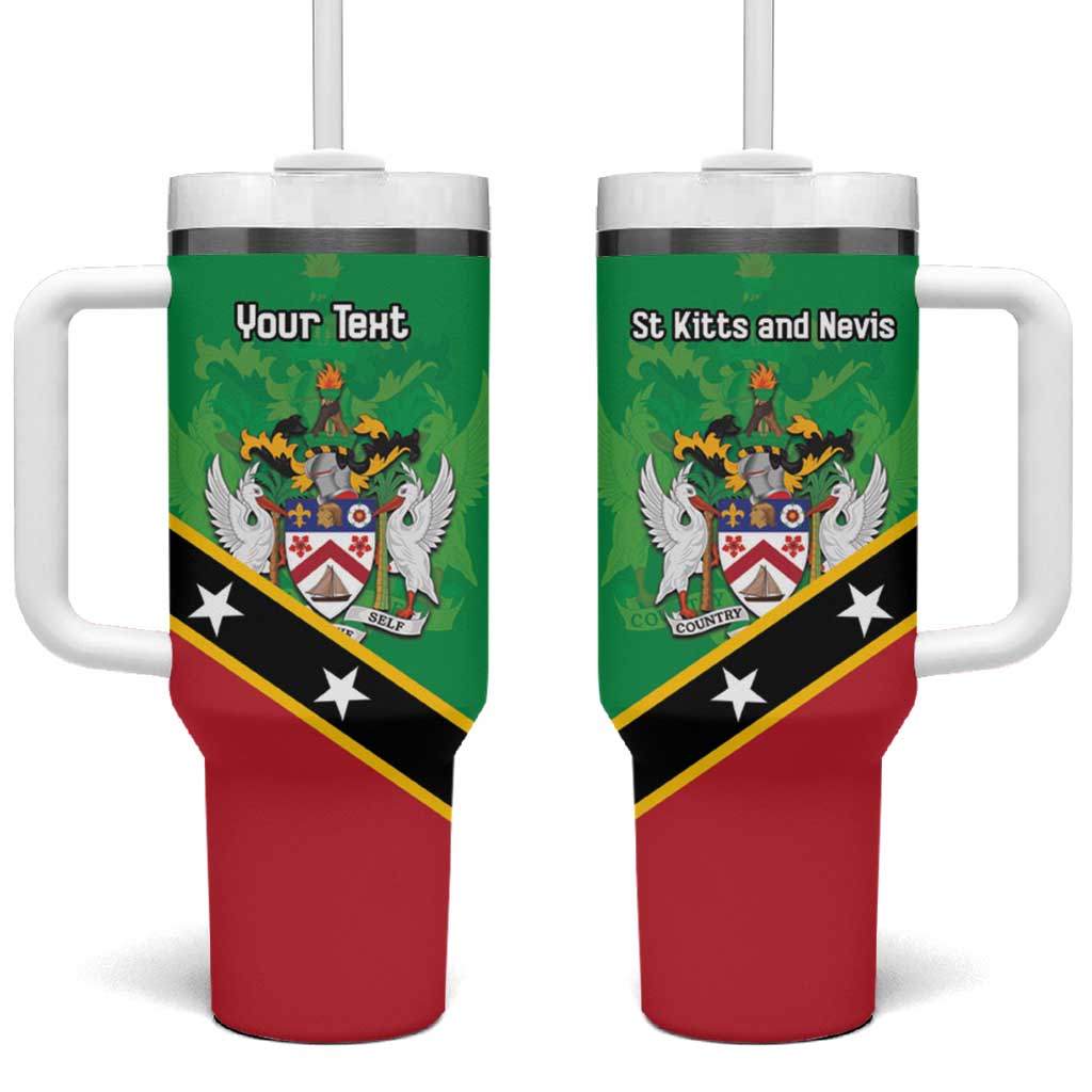 Personalized Saint Kitts And Nevis Tumbler With Handle Country Above Self - Wonder Print Shop