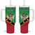 Personalized Saint Kitts And Nevis Tumbler With Handle Country Above Self - Wonder Print Shop