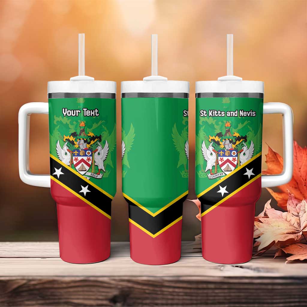 Personalized Saint Kitts And Nevis Tumbler With Handle Country Above Self - Wonder Print Shop