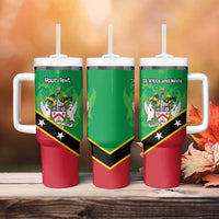 Personalized Saint Kitts And Nevis Tumbler With Handle Country Above Self - Wonder Print Shop