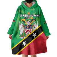 Personalized Saint Kitts And Nevis Wearable Blanket Hoodie Country Above Self - Wonder Print Shop