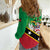 Personalized Saint Kitts And Nevis Women Casual Shirt Country Above Self - Wonder Print Shop