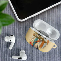 Personalized Saint Kitts And Nevis AirPods Case Brown Pelican Beach Vibe - Wonder Print Shop