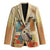 Personalized Saint Kitts And Nevis Blazer Brown Pelican Beach Vibe - Wonder Print Shop