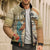 Personalized Saint Kitts And Nevis Bomber Puffer Jacket Brown Pelican Beach Vibe - Wonder Print Shop