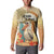 Personalized Saint Kitts And Nevis Button Sweatshirt Brown Pelican Beach Vibe - Wonder Print Shop