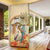 Personalized Saint Kitts And Nevis Door Cover Brown Pelican Beach Vibe - Wonder Print Shop