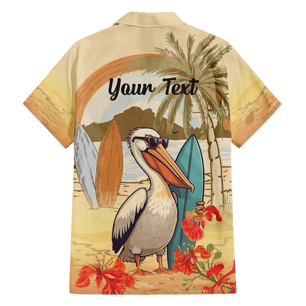 Personalized Saint Kitts And Nevis Family Matching Long Sleeve Bodycon Dress and Hawaiian Shirt Brown Pelican Beach Vibe - Wonder Print Shop