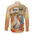 Personalized Saint Kitts And Nevis Family Matching Long Sleeve Bodycon Dress and Hawaiian Shirt Brown Pelican Beach Vibe - Wonder Print Shop